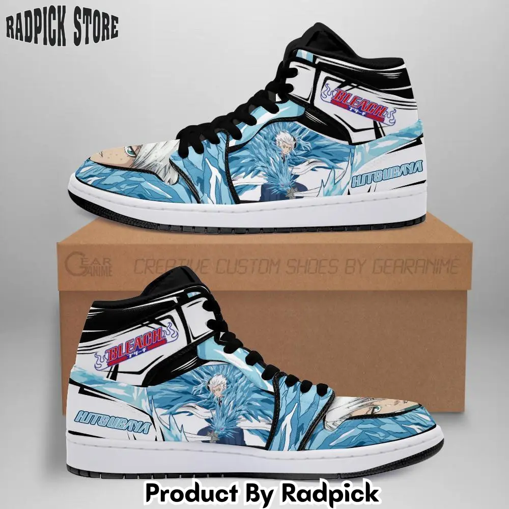 Hitsugaya air jordan high top sneakers anime bankaimn05  rp0248445